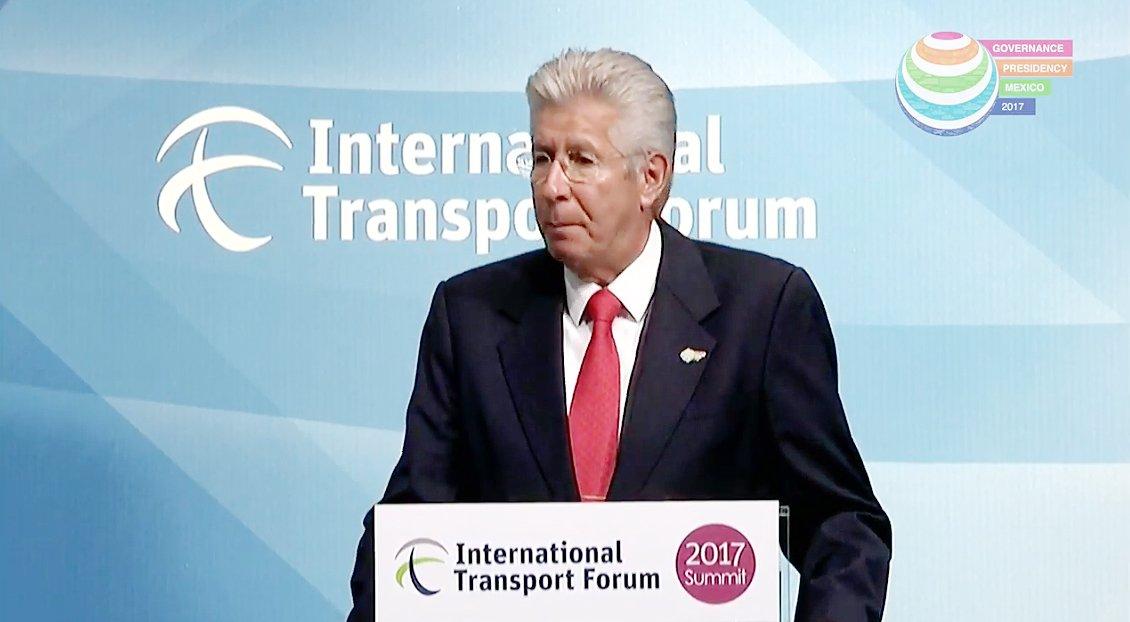 México presidió este año el Foro Internacional de Transporte