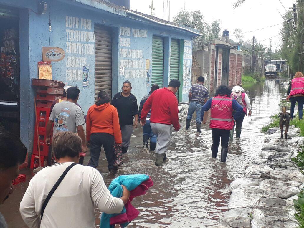 Atención a población en la CDMX ante lluvias