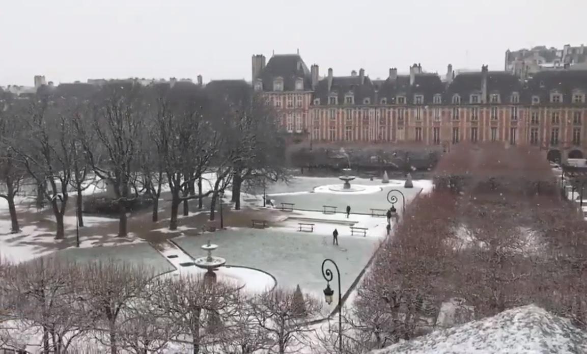 París, en alerta naranja por nevadas y heladas