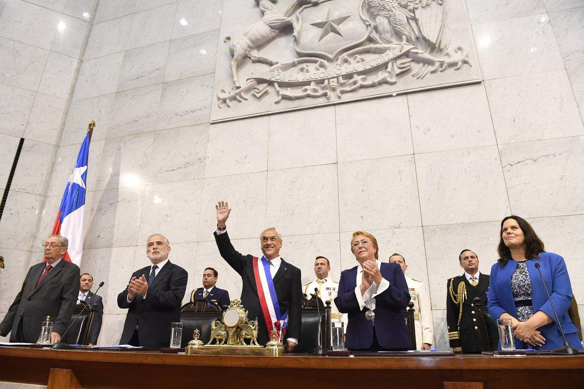 Sebastián Piñera asume su segundo mandato en Chile