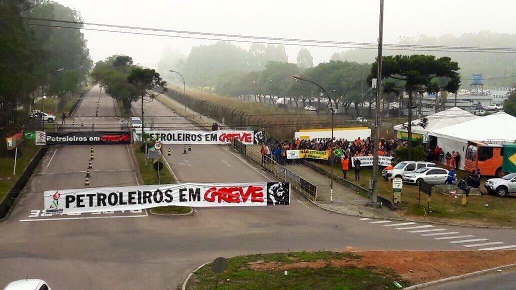 Nueva huelga, ahora en el sector petrolero, amenaza con paralizar Brasil