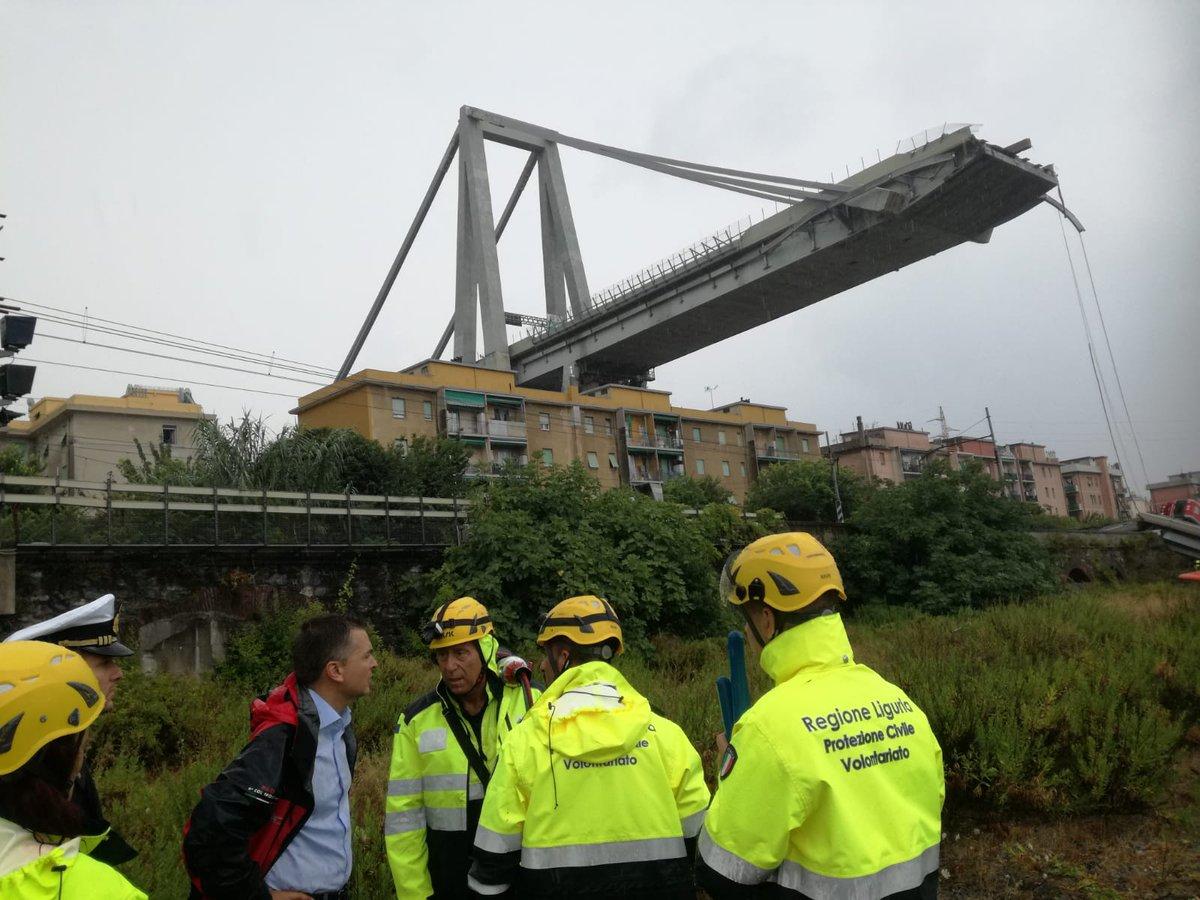 Génova busca demoler puente colapsado a finales de mes