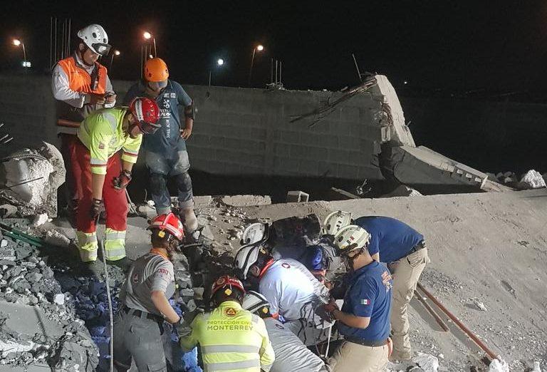 Aumentan a 8 los muertos por derrumbe en Nuevo León