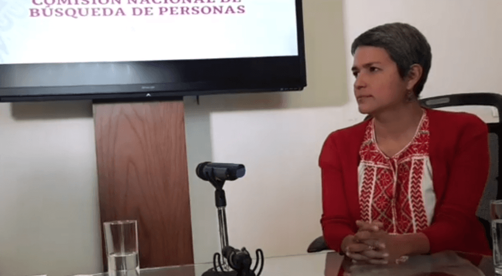 Karla Quintana, titular de la Comisión Nacional de Búsqueda de Personas