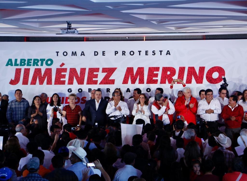 Toma protesta Jiménez Merino, candidato del PRI a la gubernatura en Puebla