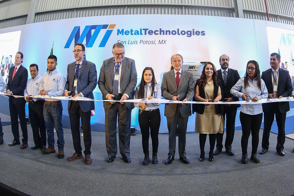 Inauguran planta metalúrgica en SLP con inversión de mil 300 mdp