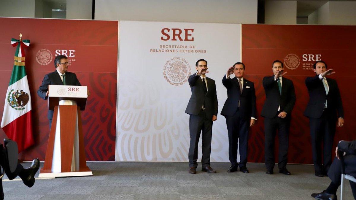 Anuncia Marcelo Ebrard nuevos nombramientos para la SRE