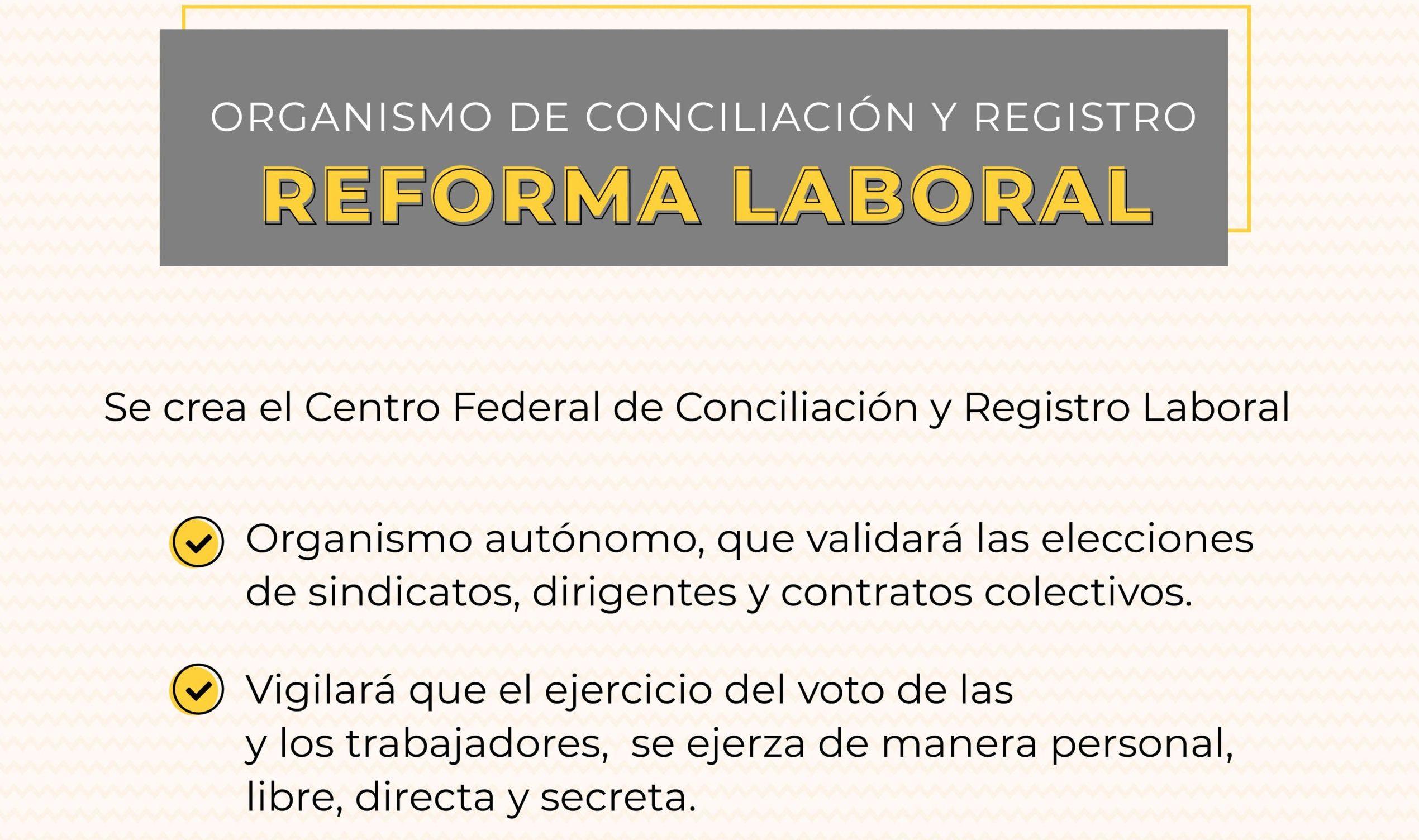 ¡Es oficial! Nace el Centro Federal de Conciliación y Registro Laboral