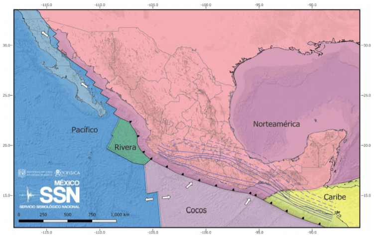 Sismo en Oaxaca por “contacto convergente” entre placas tectónicas