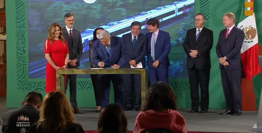 Firma gobierno contrato con Bombardier-Alstom para construir vagones de Tren Maya