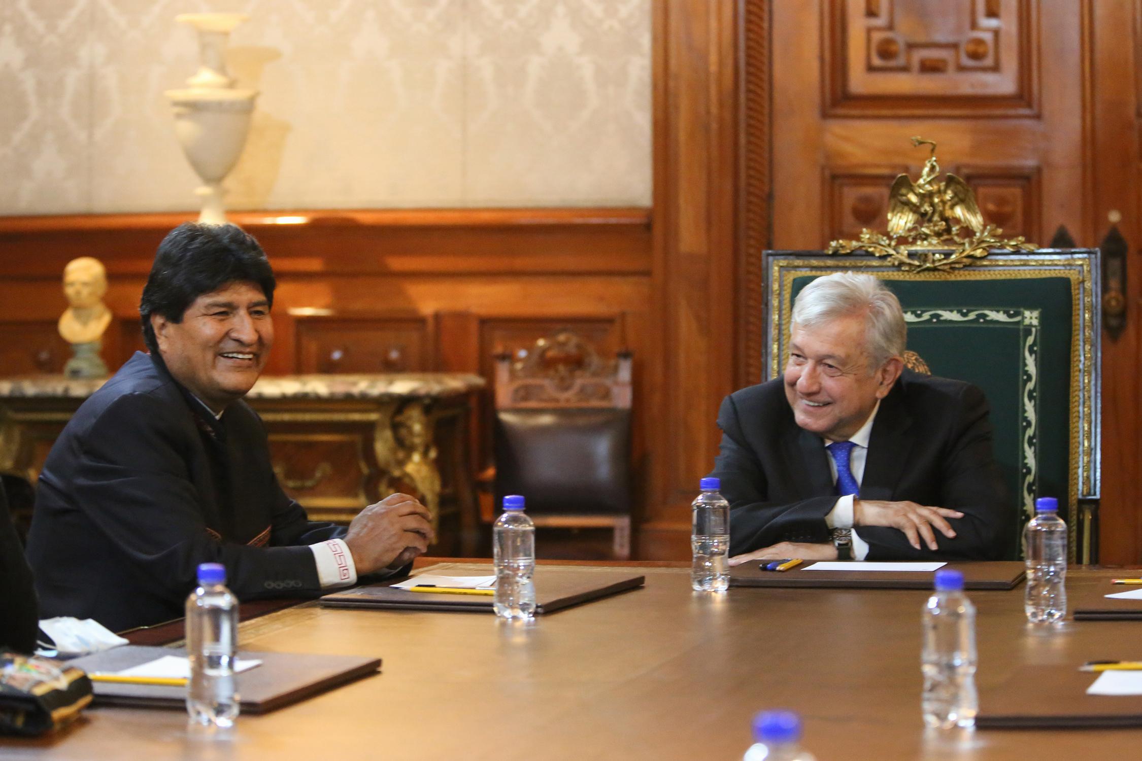 Evo Morales y Andrés Manuel López Obrador / Presidencia de la República