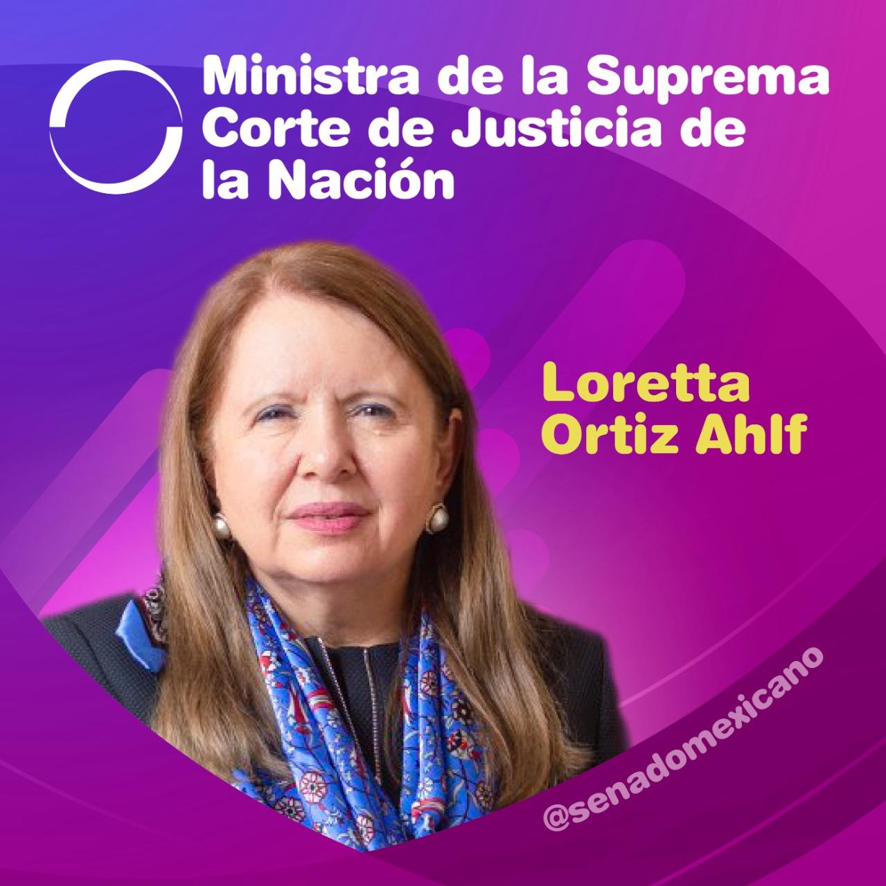 Loretta Ortiz Ahlf / Senado de la República