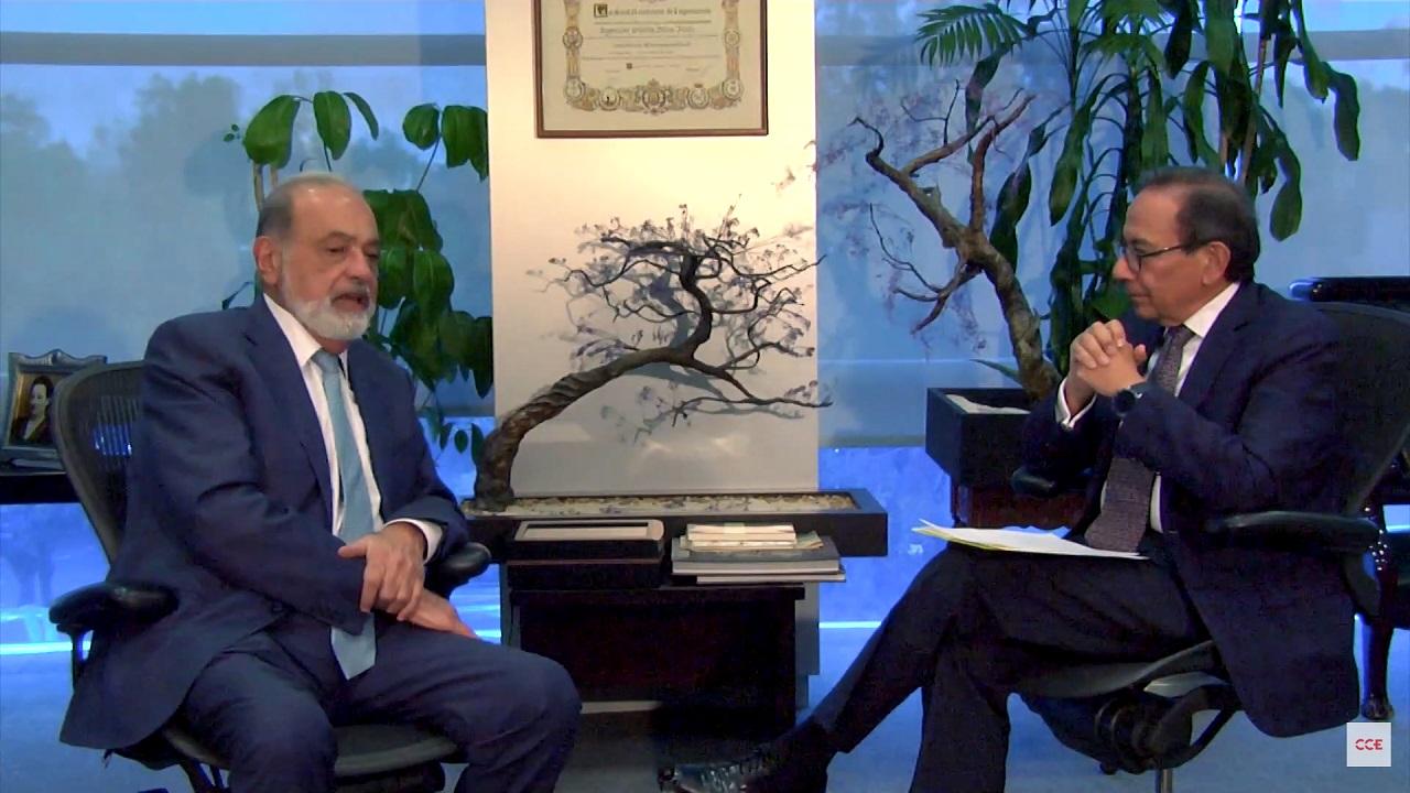 Carlos Slim y Carlos Salazar