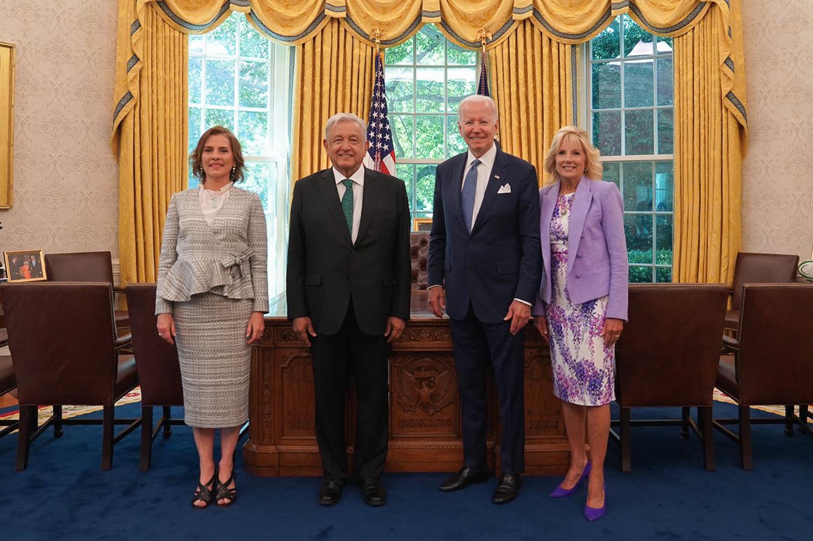 Reunión de AMLO con Joe Biden en la Casa Blanca / @lopezobrador_