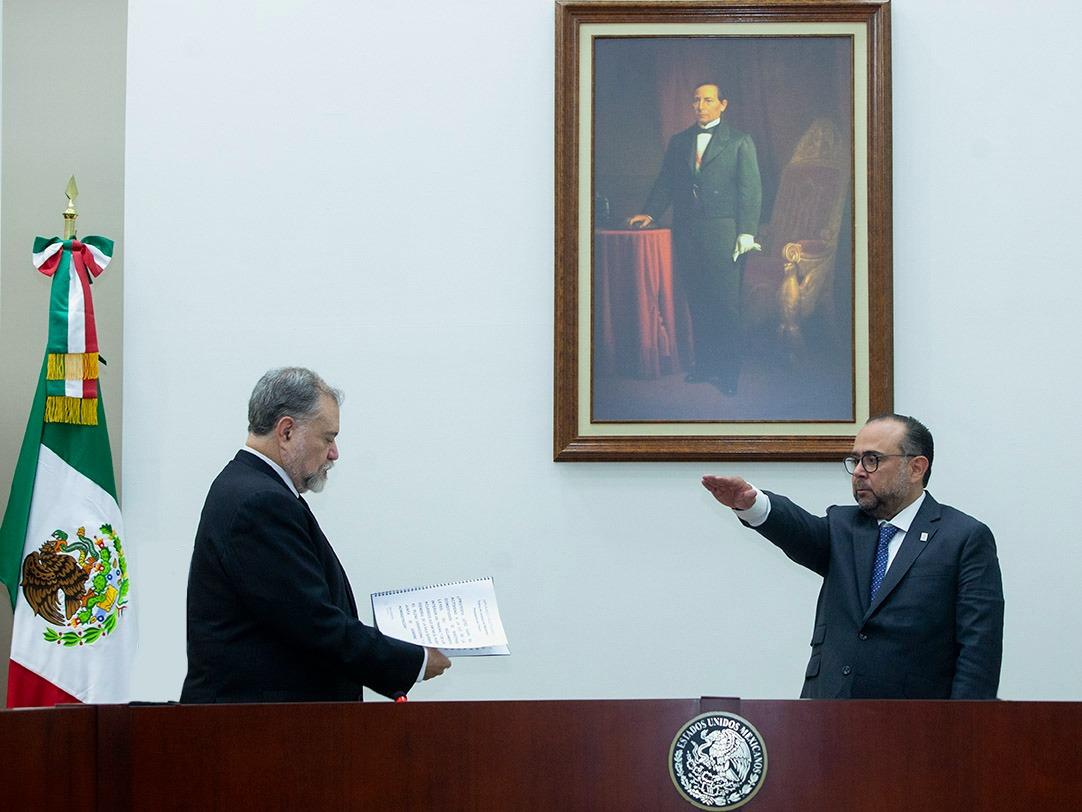 Guillermo Valls Esponda tomó posesión como presidente del TFJA / @TFJA_Mex_Ofi