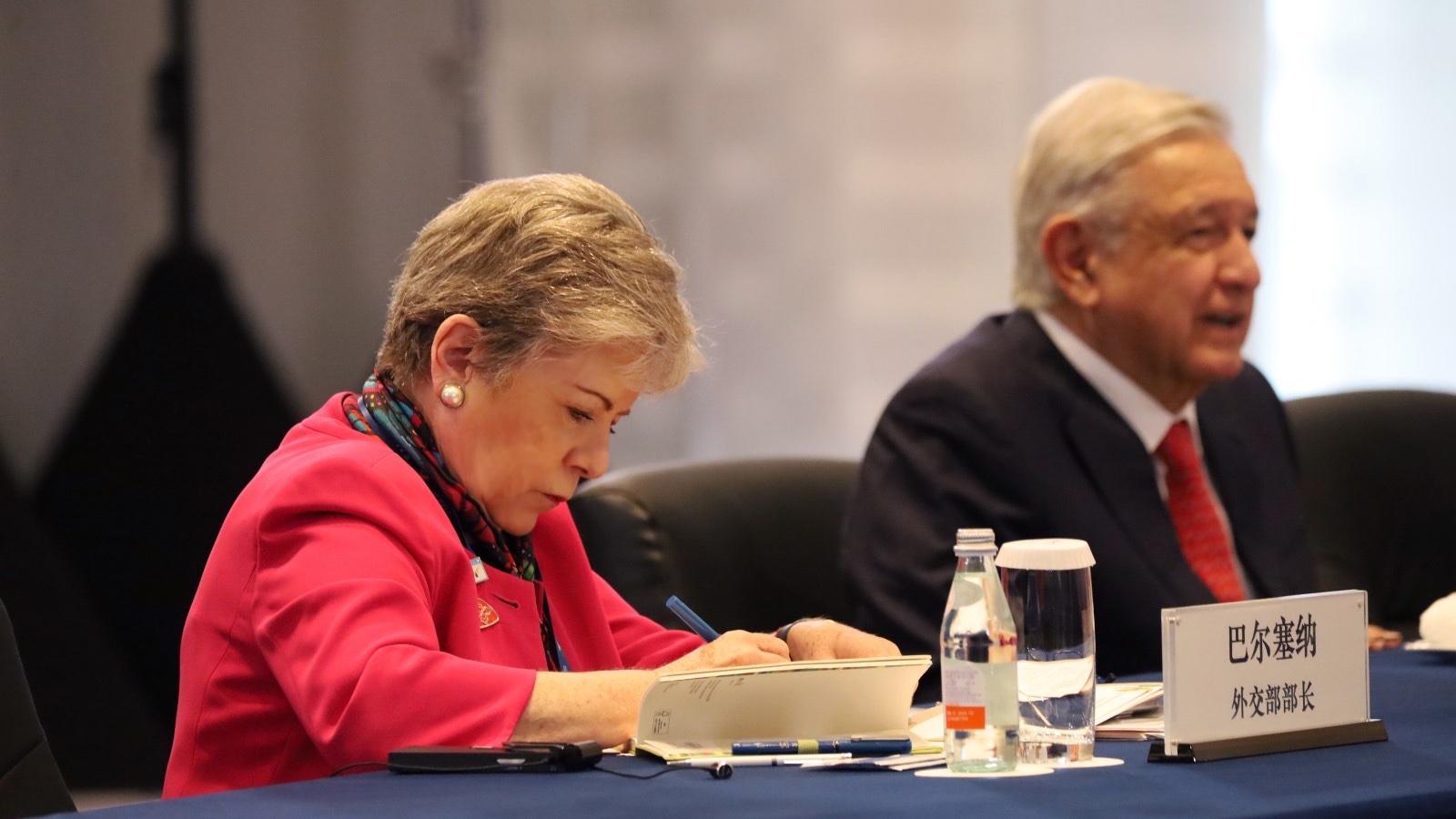 Alicia Bárcena y Andrés Manuel López Obrador / @SRE_mx